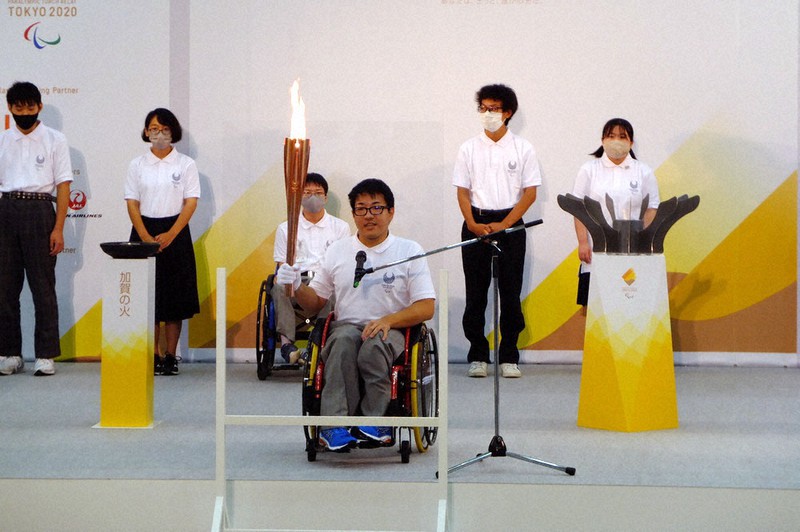 特別支援学校で採火 パラ聖火 東京へ 県内9校 石川 毎日新聞