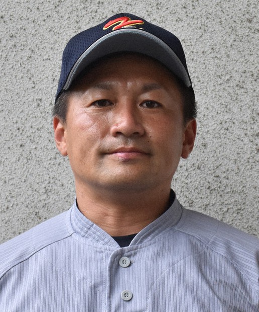 京都国際の小牧憲継監督=京都市右京区のわかさスタジアム京都で、中島怜子撮影