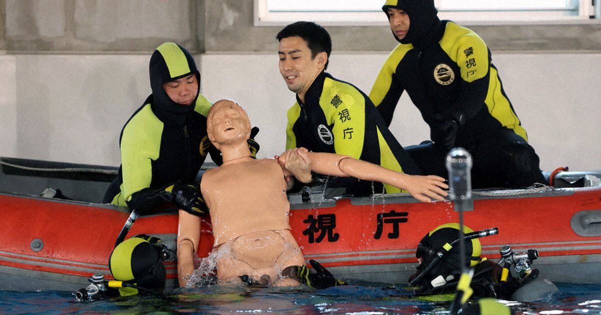 警視庁「水難救助隊」 記者が一日入隊 命を守る使命と誇り 過酷な訓練