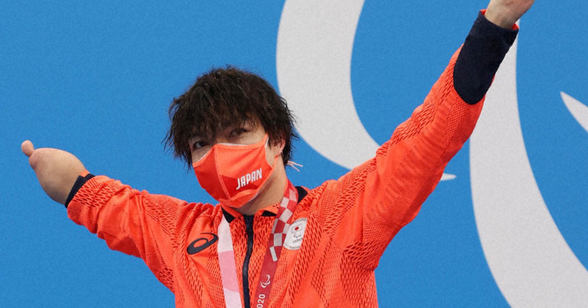 毎小ニュース：スポーツ 東京2020＋1 競泳 鈴木選手が日本勢初の金