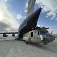 アフガニスタン撤退U.S.Navy CH-46D　ミリタリー　ジオラマ ジオラマ新作完成しました🫡 20XX年 存立危機事態‼️ 自衛隊防衛出動