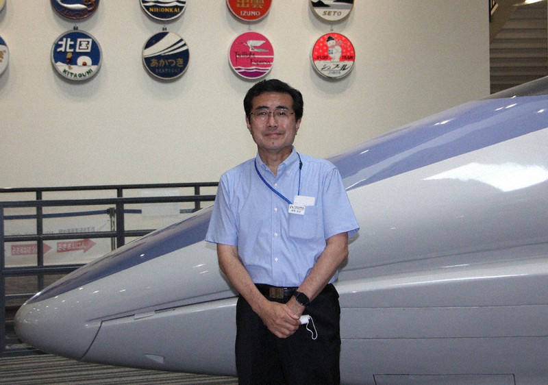 京都鉄道博物館の2代目館長に就任した前田昌裕さん=京都市下京区の京都鉄道博物館で、福富智撮影