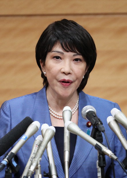 高市氏、「サナエノミクス」掲げ決意 自民党総裁選出馬を正式表明