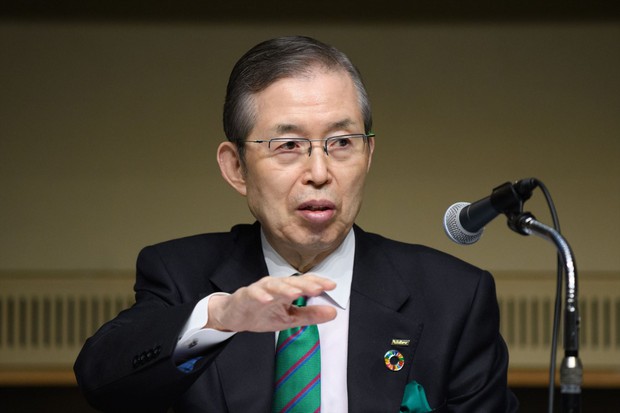 卓越した経営手腕を誇る日本電産の永守重信会長だが、「後継者問題」が最大のリスクとなる Bloomberg