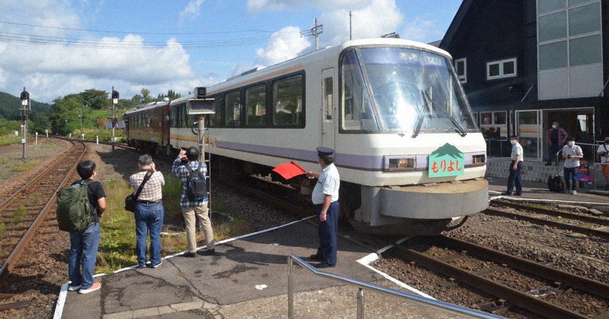 内陸線「AN－8904」引退 思い出をありがとう 鉄道ファン、雄姿撮影