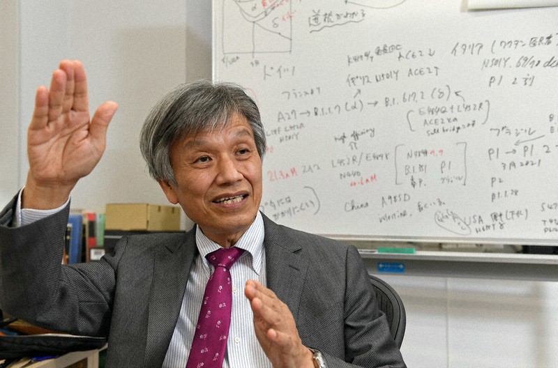 児玉龍彦さん=東京都目黒区で、宮本明登撮影