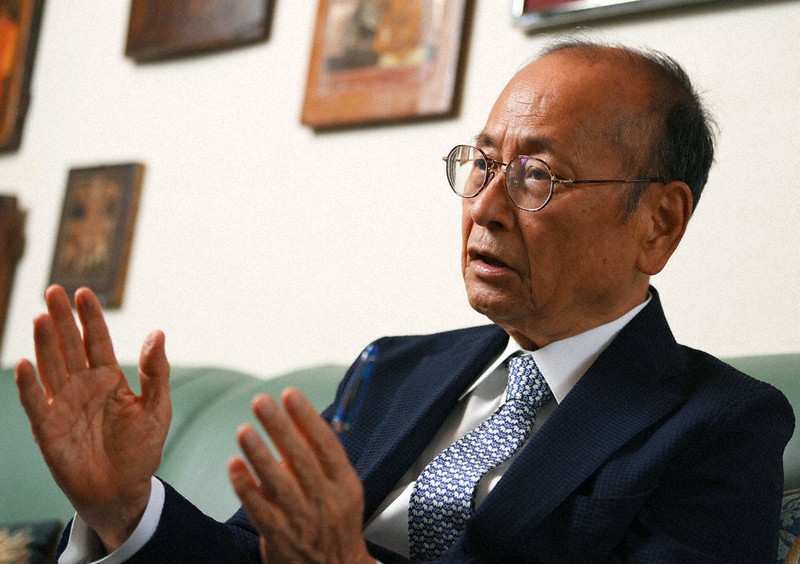 孫崎享さん=手塚耕一郎撮影
