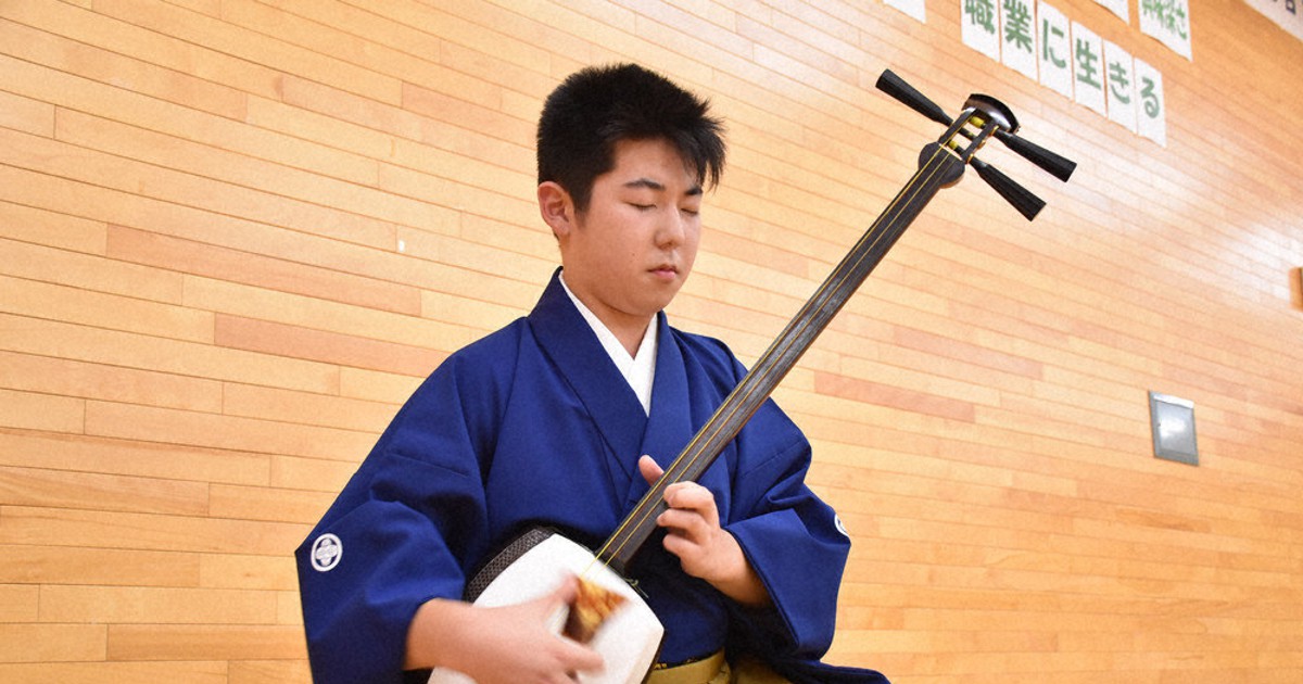 東北のキラ星たち：「伴奏者」の姿、追求 三味線 谷藤翔太さん（秋田県