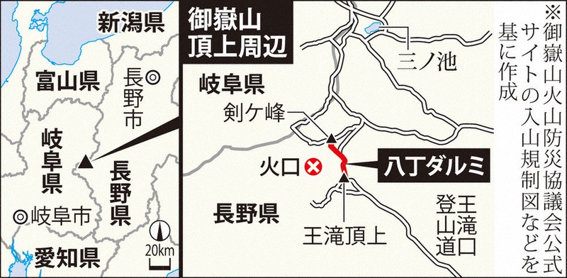 御嶽山、きょう噴火7年 亡き妻といた場所へ一歩 規制区域で初