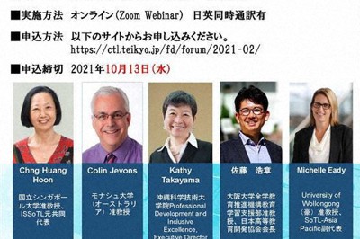 SoTL2021国際シンポジウムチラシ