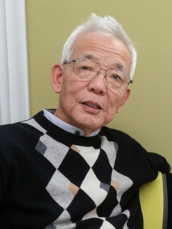 ノーベル物理学賞受賞が決まった真鍋淑郎さん=名古屋市内で2013年12月、大場あい撮影
