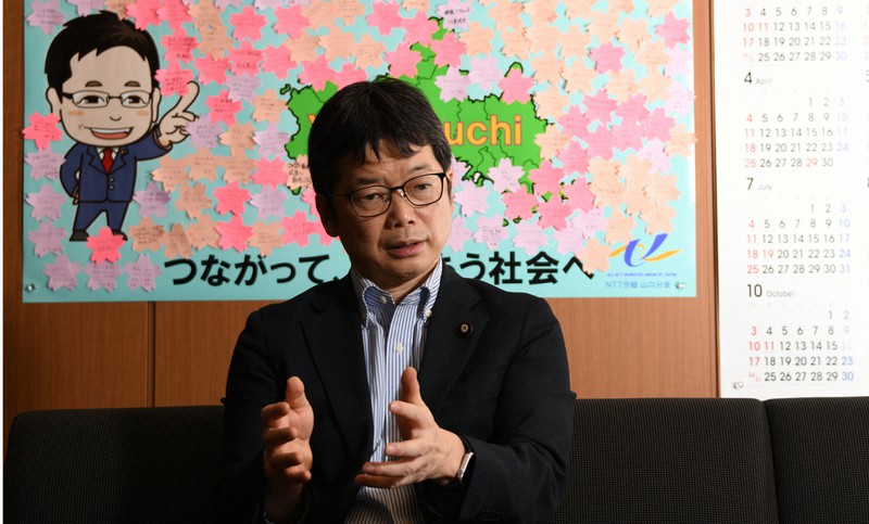 石橋通宏氏=内藤絵美撮影