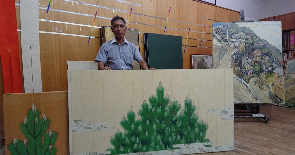 若松」に宿る反骨精神 杉本健吉の画業 愛知・美浜の美術館、最終展