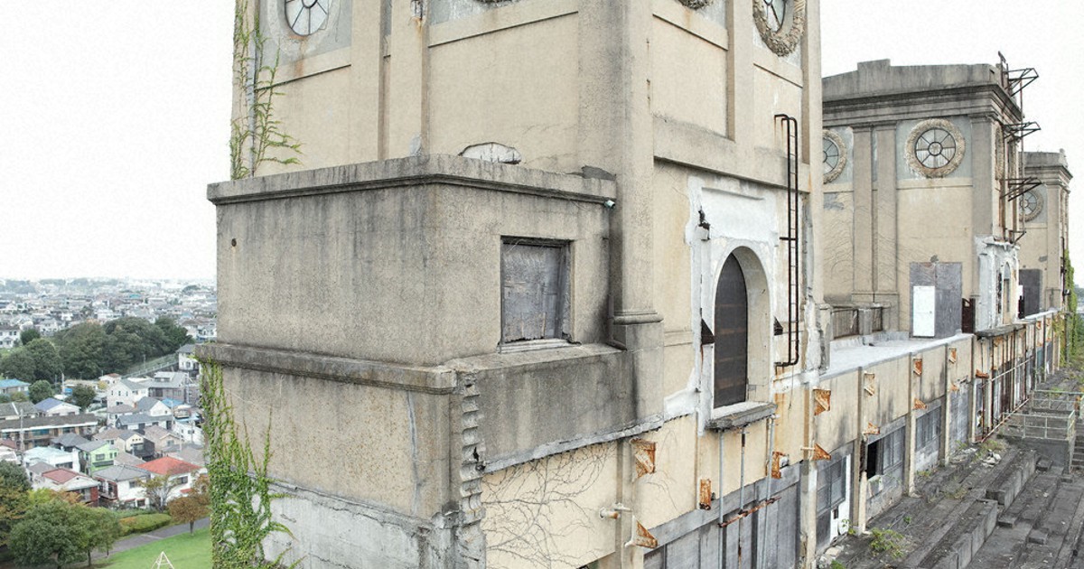 旧根岸競馬場「1等馬見所」 まるで「ラピュタ」 横浜青年会議所が