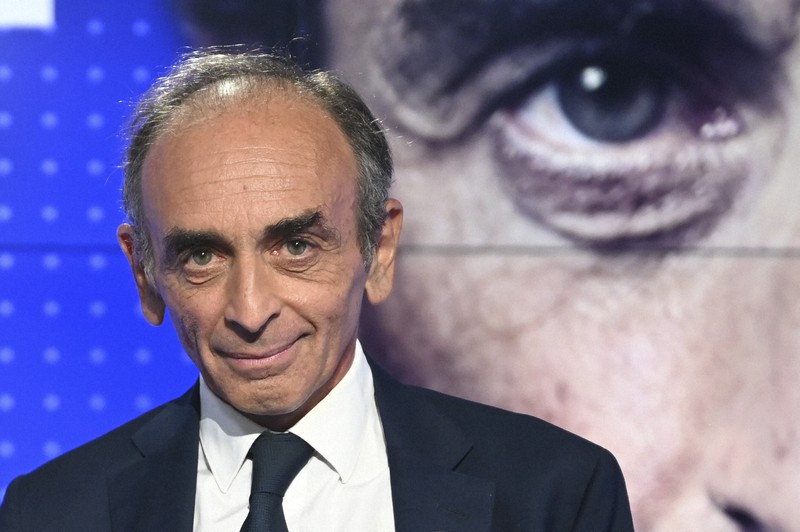 政治評論家のエリック・ゼムール氏=パリで2021年9月16日、AP
