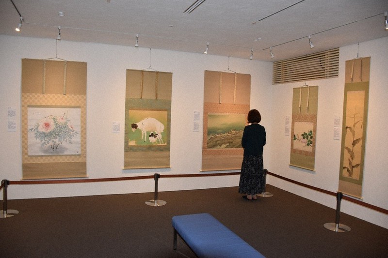 文化勲章作家39人 日本画展 大阪 小林美術館 毎日新聞