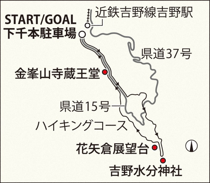 見聞録 Mind Trail 奥大和 心のなかの美術館 吉野町 天川村 曽爾村 徒歩3 5時間 展示43点 奈良 毎日新聞