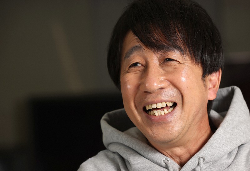 金メダルを獲得した1998年長野五輪での思い出などを振り返る原田雅彦さん=東京都港区で2021年3月27日、佐々木順一撮影
