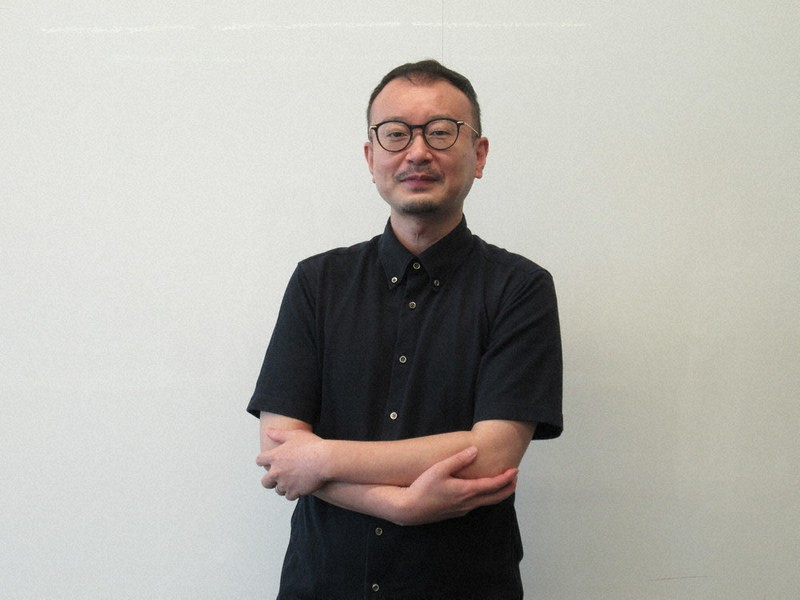「マクベス 釜と剣」を演出する笠井友仁=畑律江撮影