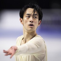 スケートカナダでフリー演技する山本草太＝10月30日、AP