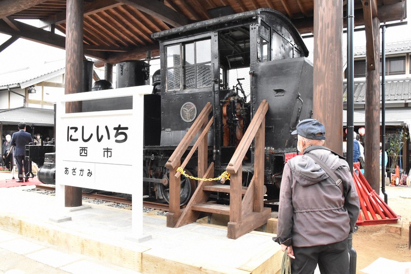 長門ポッポ」74年ぶり帰郷 道の駅でお披露目 山口・下関 [写真特集1/5