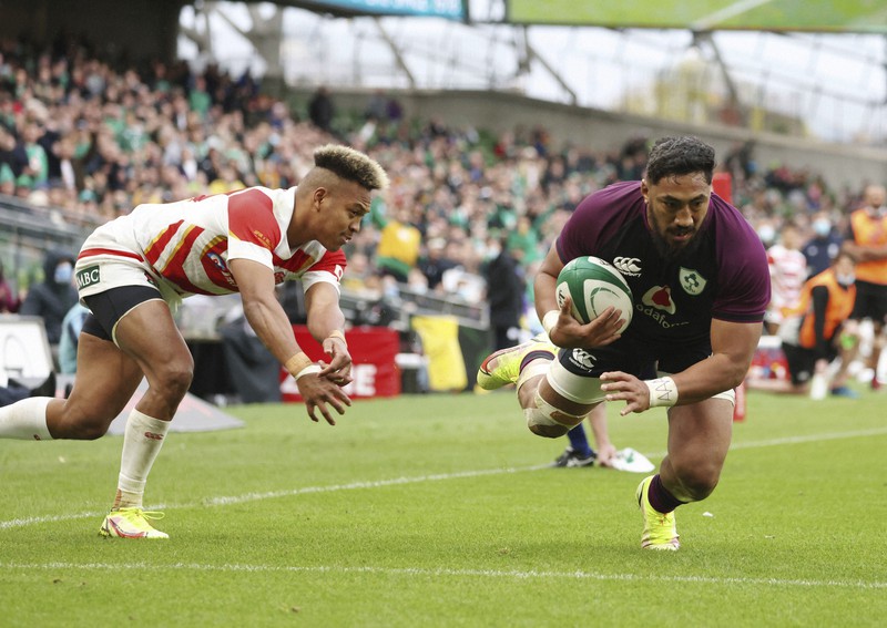 ラグビー日本代表 アイルランドに大敗 通算成績1勝11敗 毎日新聞