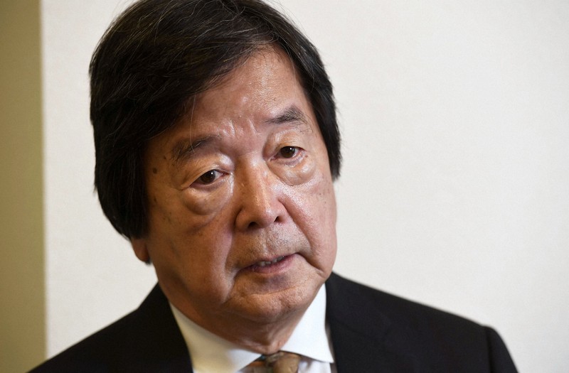 田中均氏=藤井達也撮影