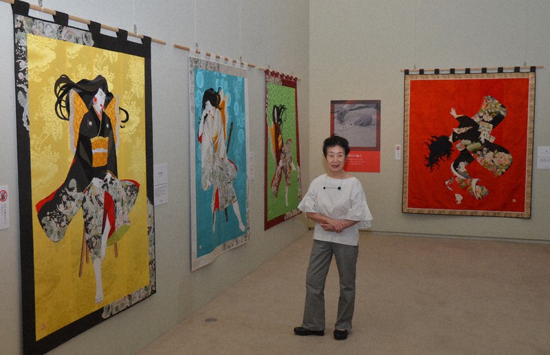 古布に宿る魂、生かす 皆川末子さん布絵展 筑西 ／茨城 | 毎日新聞