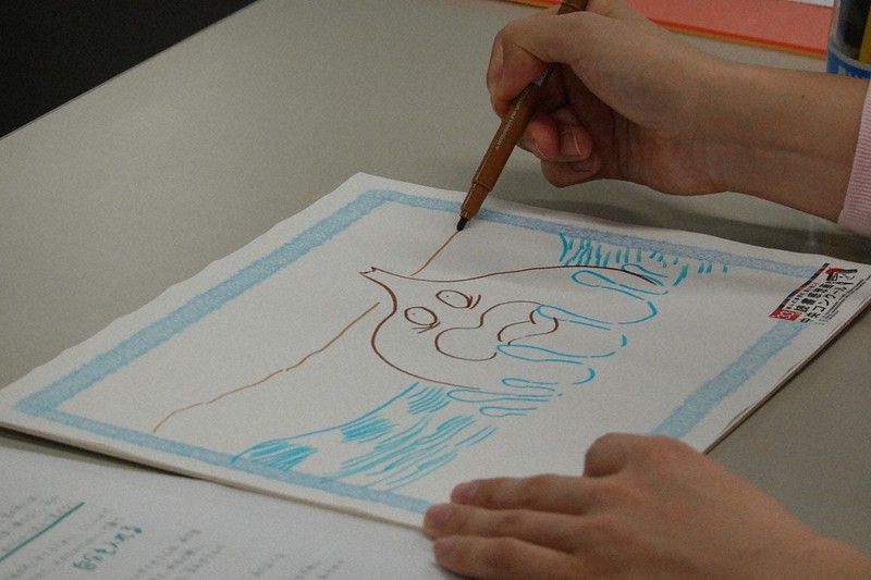 オンラインで井上涼さんと挑戦 お話からイラスト 130人参加 描く楽しさ再見 毎日新聞