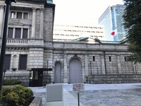 日本銀行本店＝2020年1月9日、松倉佑輔撮影