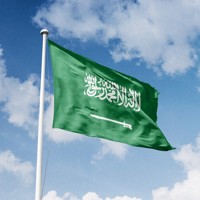 サウジアラビアの国旗＝ゲッティ