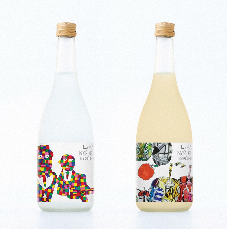 酒ラベルアート「男山本家」 酒ラベルアート「男山本家」 酒