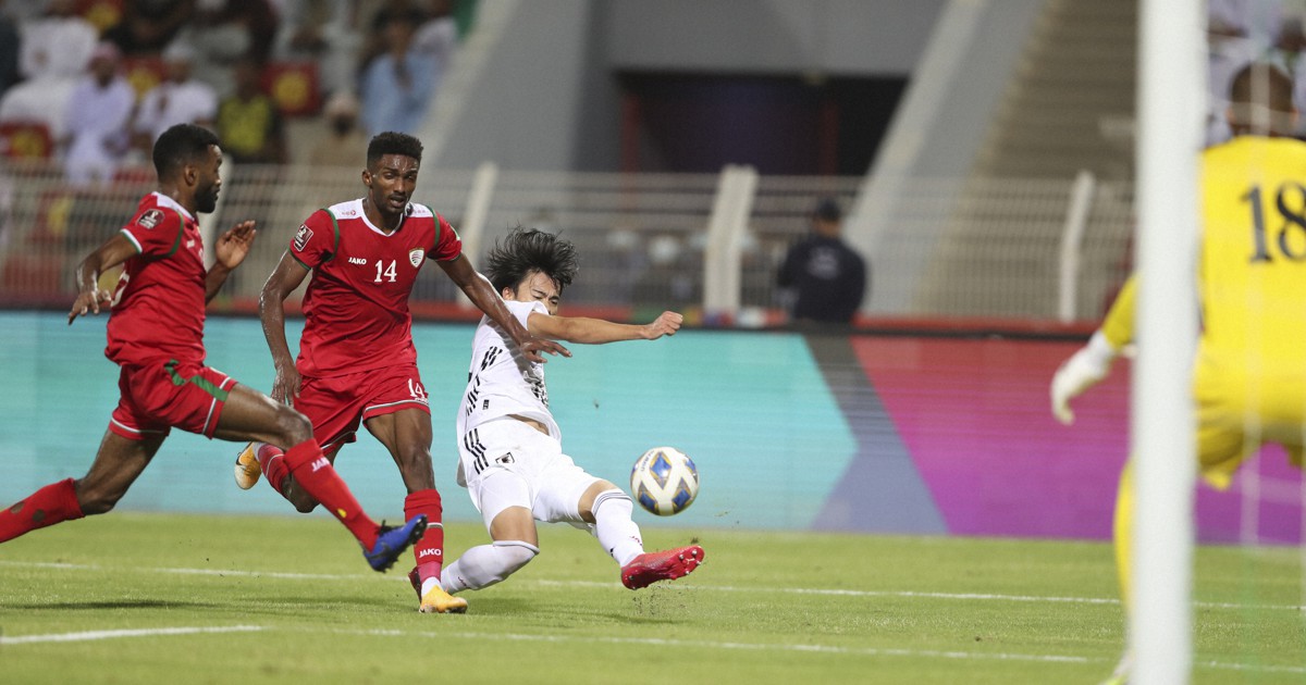 勝利に導くアシスト 代表デビュー三笘 ゴールは必然の結果 毎日新聞