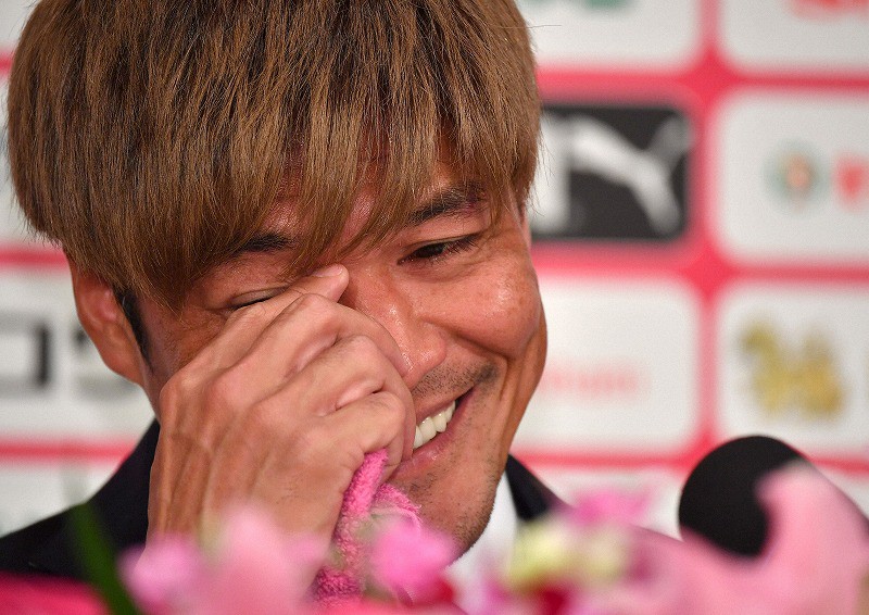大久保嘉人「本当に最高のサッカー人生でした」 涙の引退記者会見