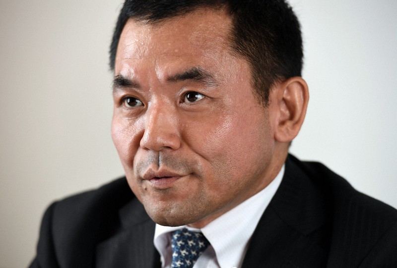 竹中治堅氏=竹内紀臣撮影