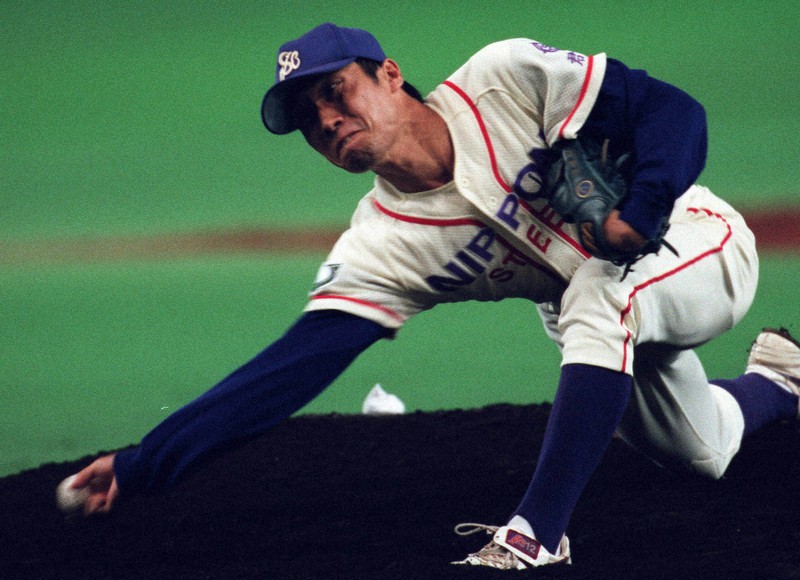 野球くんさん 帰ってきたミスターサブマリン 日本製鉄かずさマジック | 毎日新聞