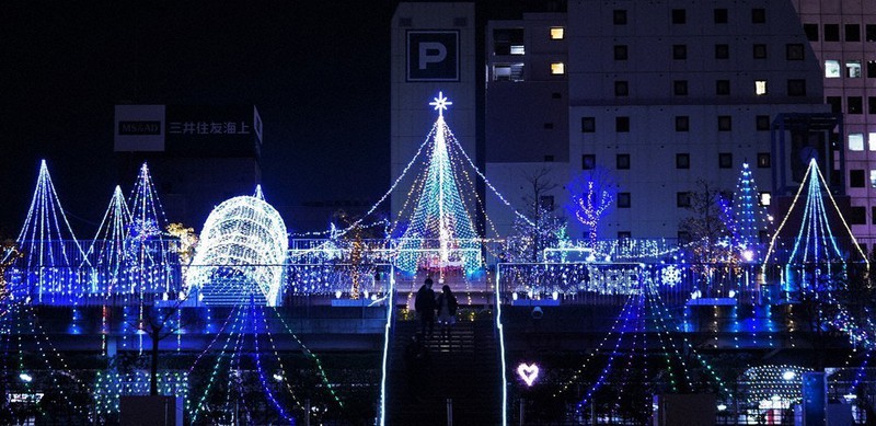 幻想的に街中彩り 岡山でイルミネーション 岡山 毎日新聞