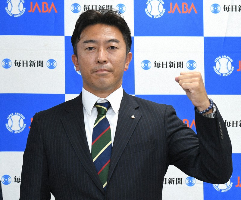 ミキハウスの陣田匡人監督=東京都千代田区で2021年10月23日、前田梨里子撮影