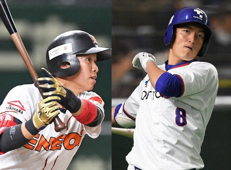 ENEOSの川口(左)と東京ガスの加藤