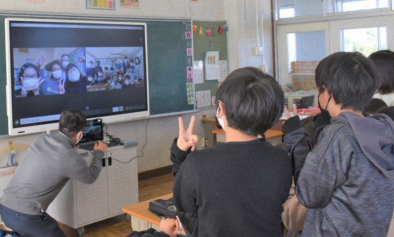 日豪の小5交流会 久喜 栢間小 メルボルンオンライン 子どもの世界広げる契機に 埼玉 毎日新聞