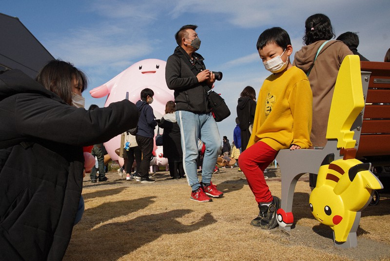 全国初ポケモン公園がオープン ラッキーがお出迎え 福島 浪江 写真特集1 7 毎日新聞