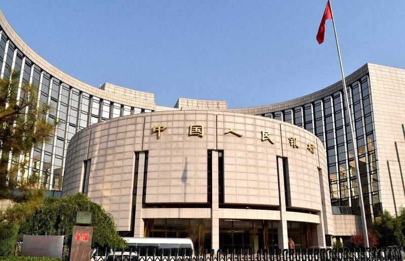デジタル人民元の実用化を急ぐ中国人民銀行=北京で2019年、赤間清広撮影