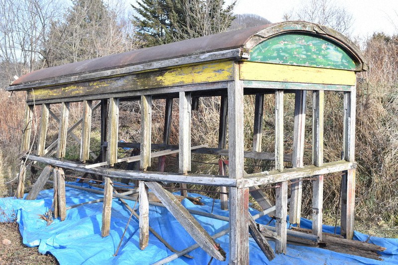 森林鉄道客車、復元へ 廃車両を陸別から移設 北見のNPO「情報提供を