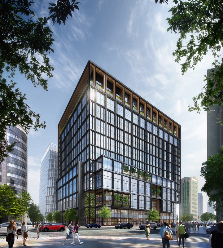 ガラス張りの新築ビル相次ぐ福岡・天神 背景に技術革新 [写真特集1/6] 毎日新聞