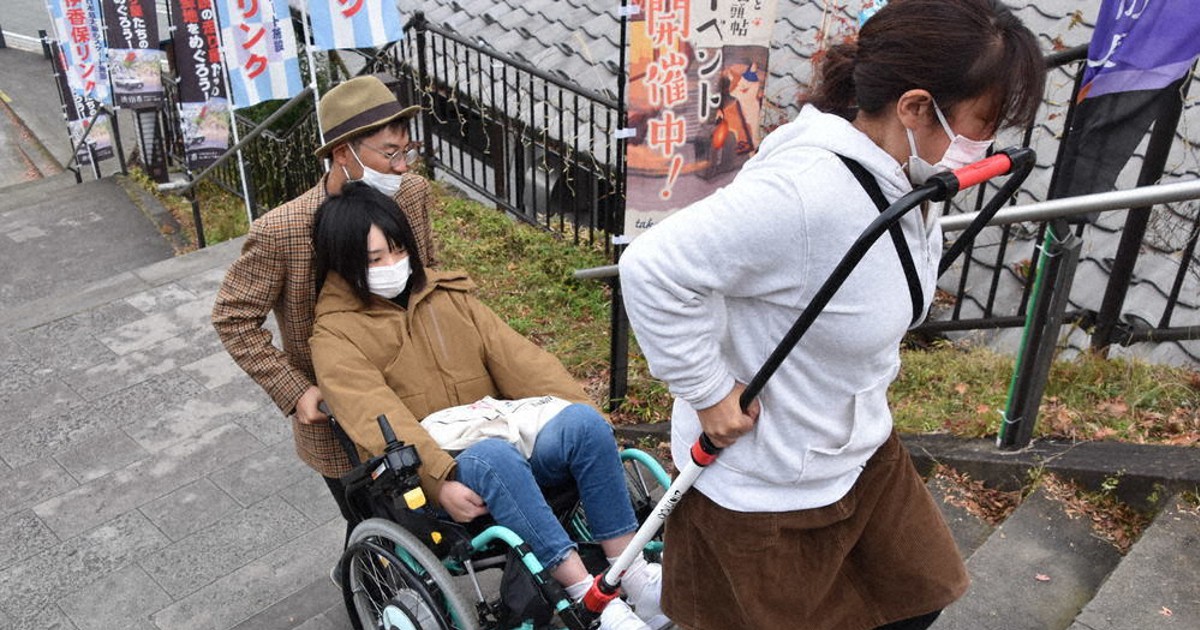 観光地に潜む 困りごと 群馬の団体がバリアフリー状況を発信 毎日新聞 観光地に潜む 困りごと 群馬の団体がバリアフリー状況を発信 毎日新聞