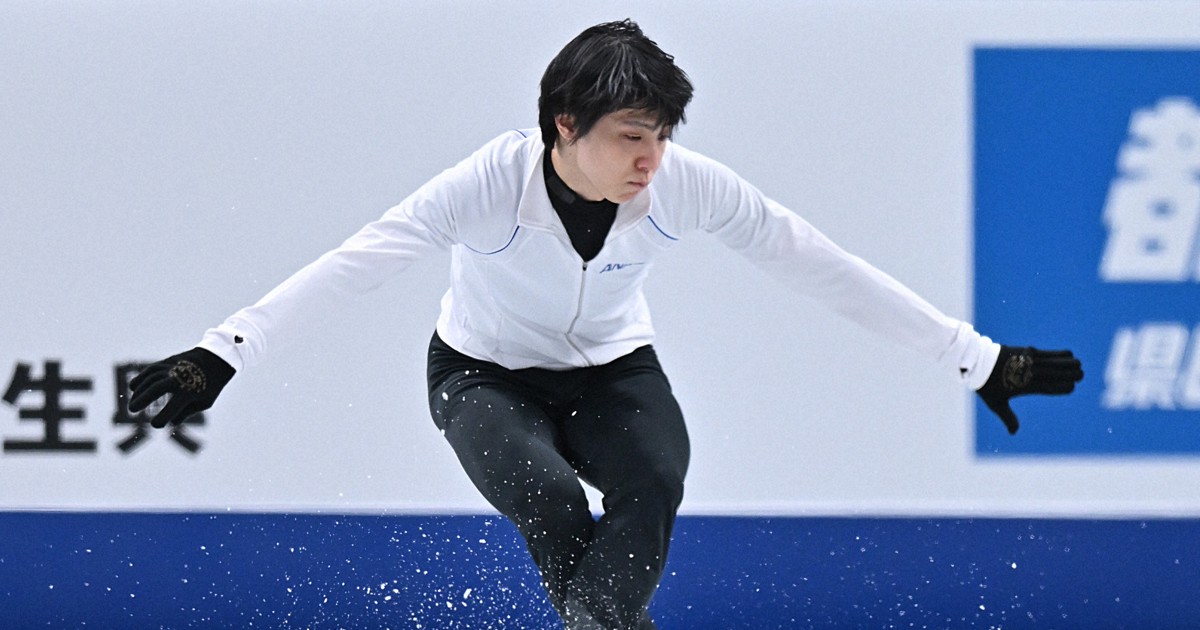 4A挑戦「全うするのが使命」 羽生結弦、公式練習後の一問一答 | 毎日新聞