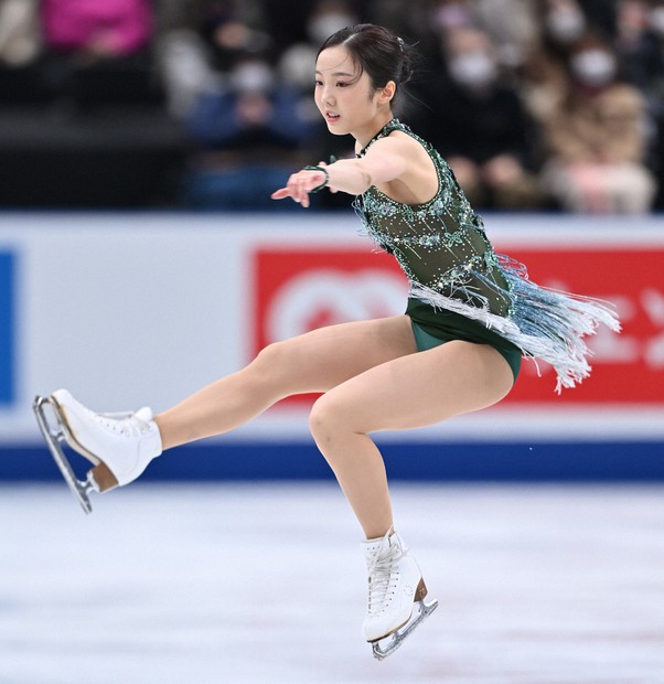本田真凜「悔しさと良かったが半分半分」 全日本フィギュアSP