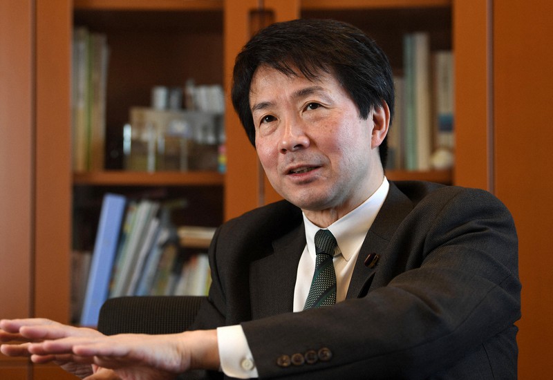 大塚耕平氏=竹内紀臣撮影