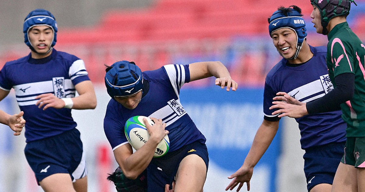 全国高校ラグビー：桐蔭学園、快勝発進 10トライで圧倒、3回戦へ