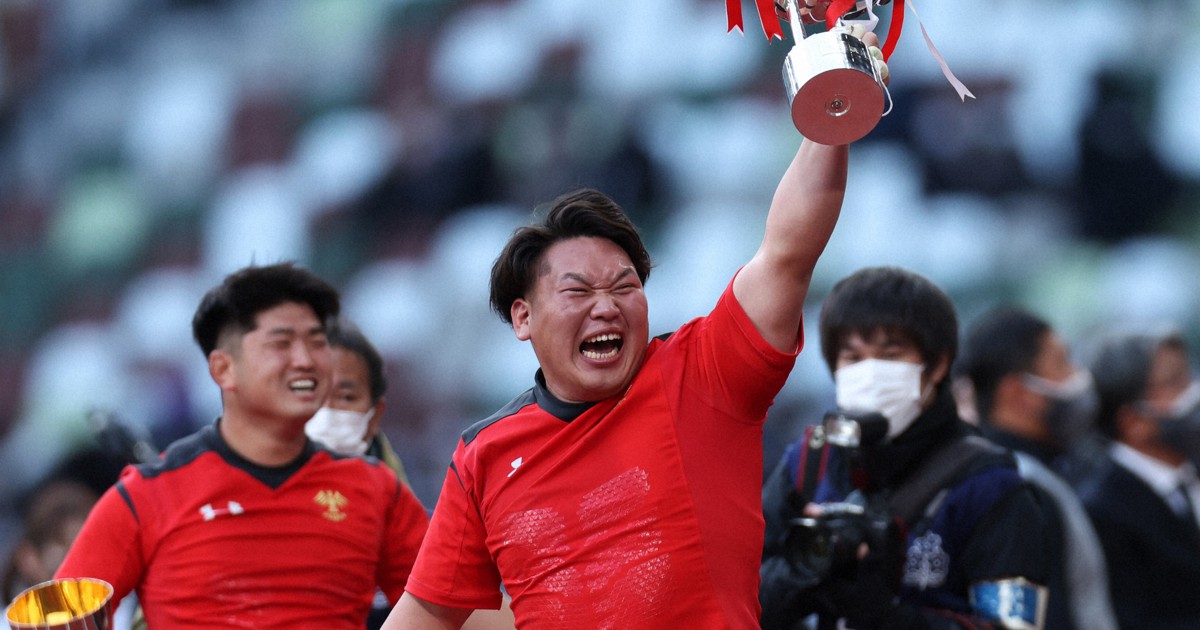 帝京大学ラグビー部　厚手アウター 復活、帝京大ラグビー部 熱いキャプテン細木康太郎の歓喜 大学